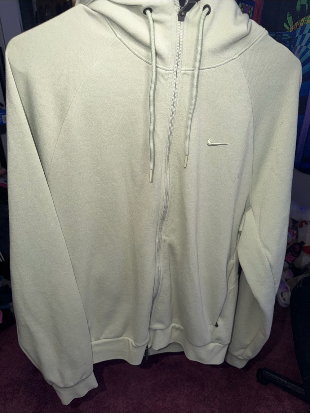Nike Men’s Mint/Ivory Full-Zip Hoodie